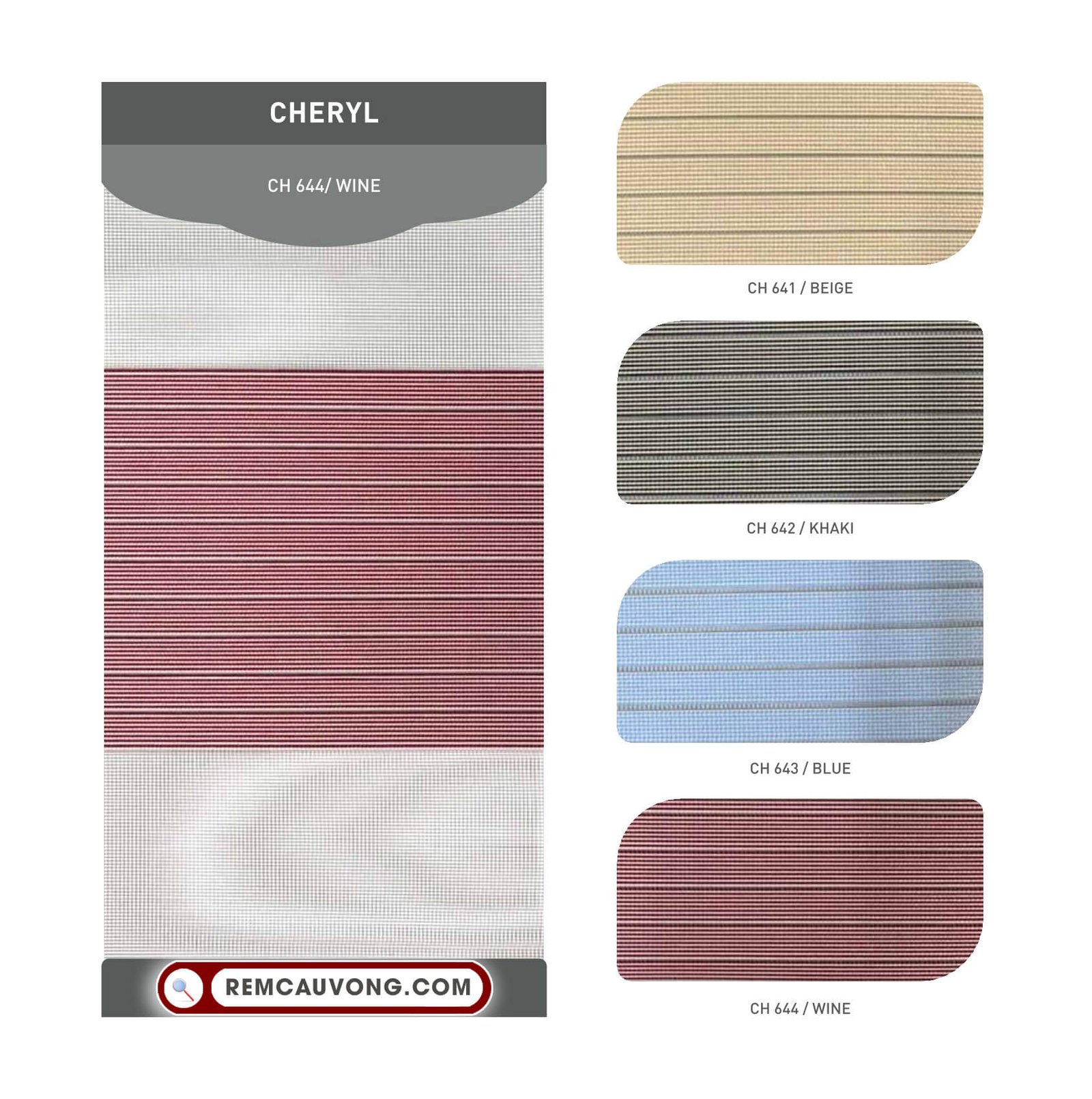 Rèm Cầu Vồng Santech Cheryl