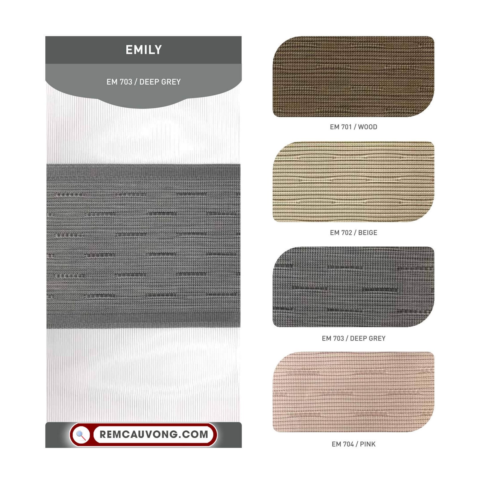 Rèm Cầu Vồng Santech Emily