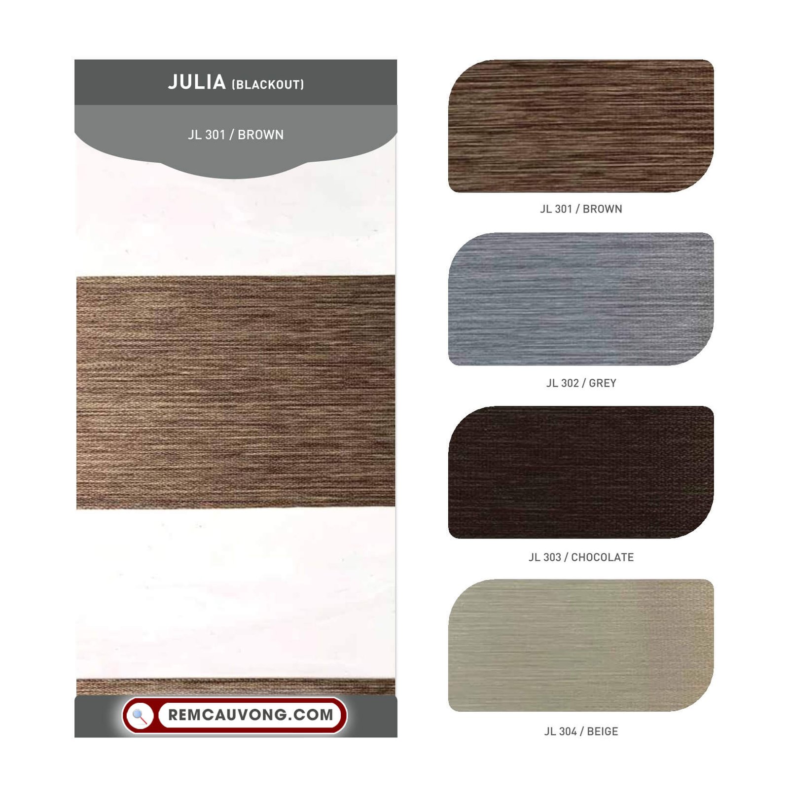 Rèm Cầu Vồng Santech Julia