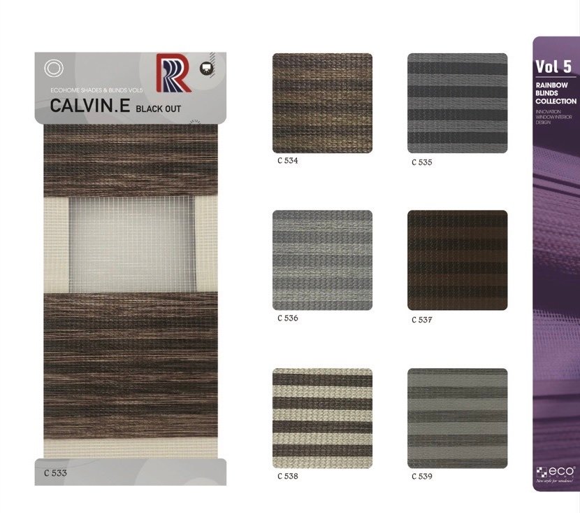 Rèm Cầu Vồng Ecohome Bảng Màu CalvinE