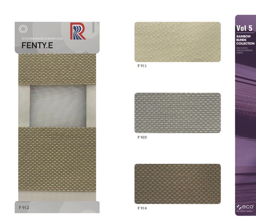 Rèm Cầu Vồng Ecohome bảng màu Fenty E