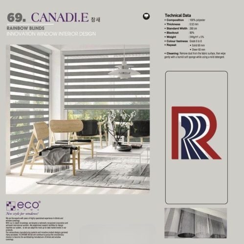 Rèm Cầu Vồng Ecohome Canadi E