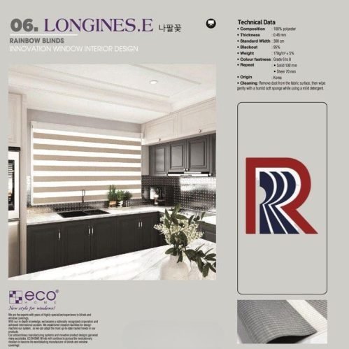 Rèm Cầu Vồng Ecohome Longines E