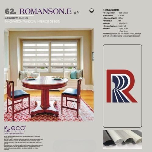 Rèm Cầu Vồng Ecohome Romanson E