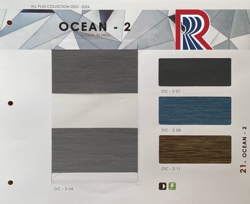 Rèm Cầu Vồng Allplus Mã Màu Ocean 2