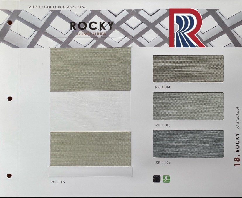 Rèm Cầu Vồng Allplus Mã Màu Rocky