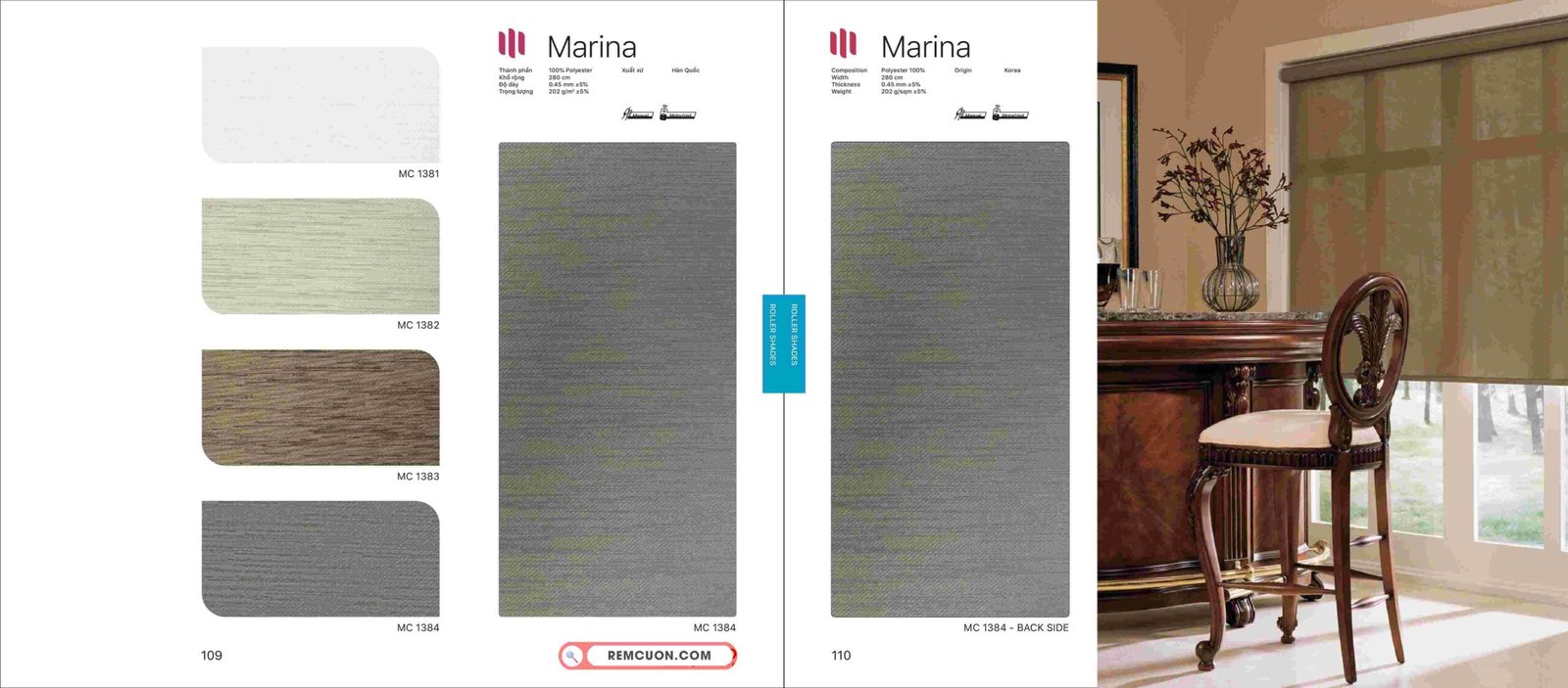 Rèm Cuốn Modero Marina