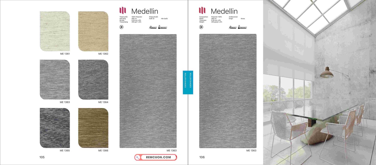 Rèm Cuốn Modero Medellin