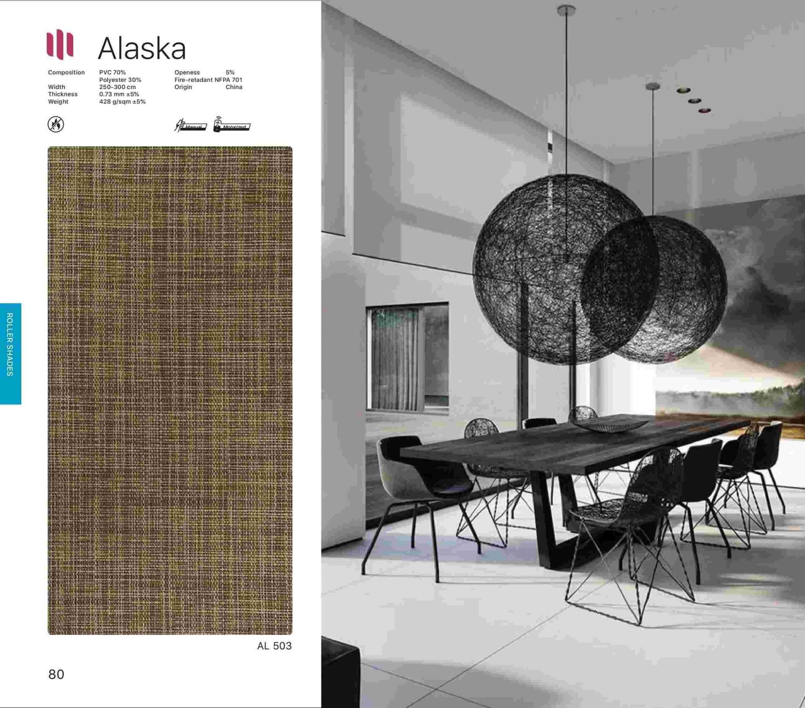 Hình ảnh Rèm Cuốn Modero Alaska