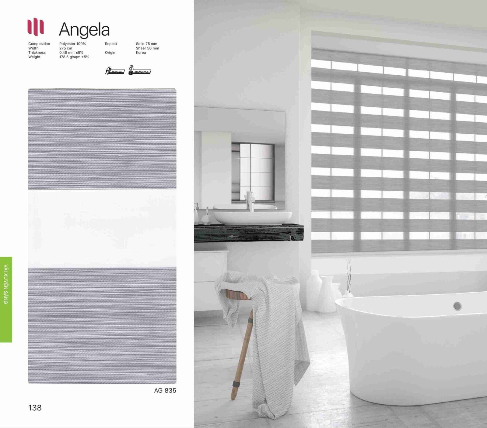 Hình Ảnh Rèm Cầu Vồng Modero Angela
