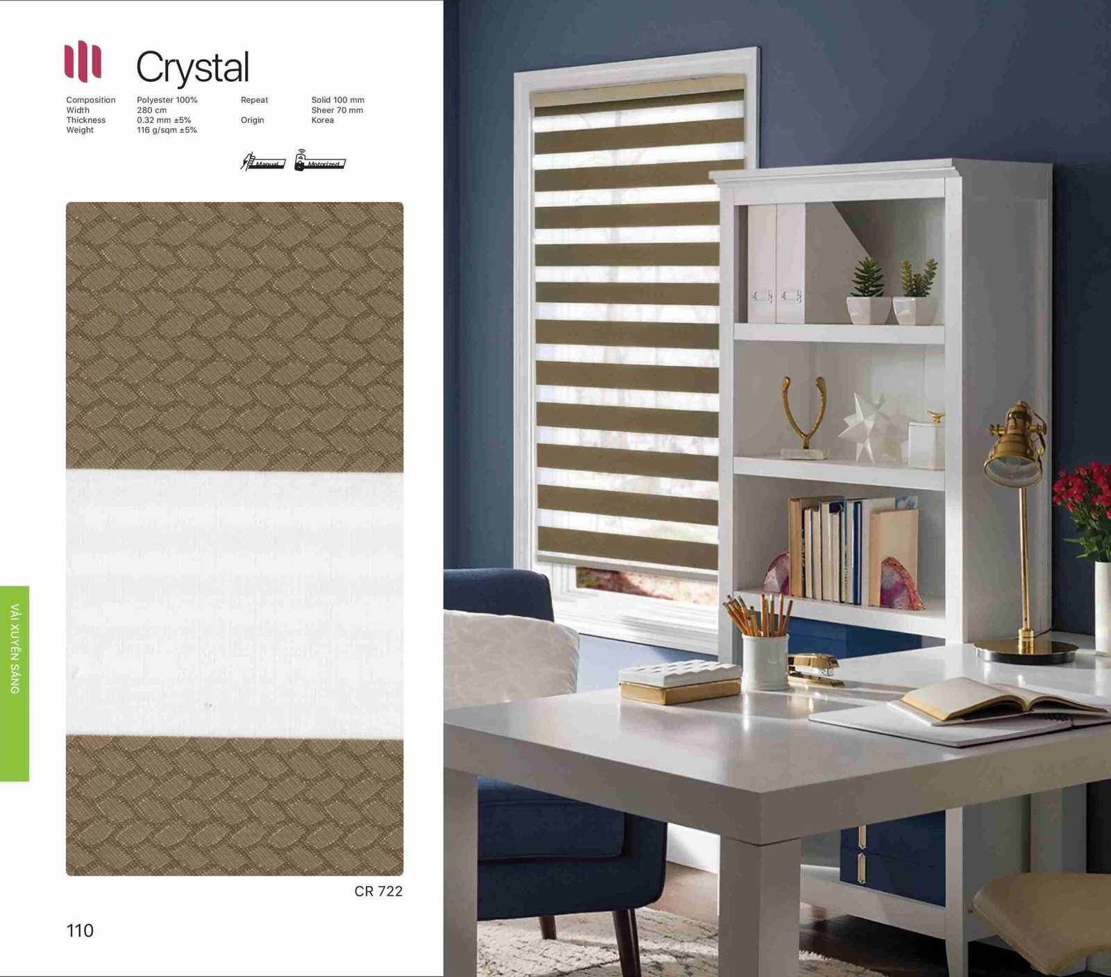 Hình Ảnh Rèm Cầu Vồng Modero Crystal