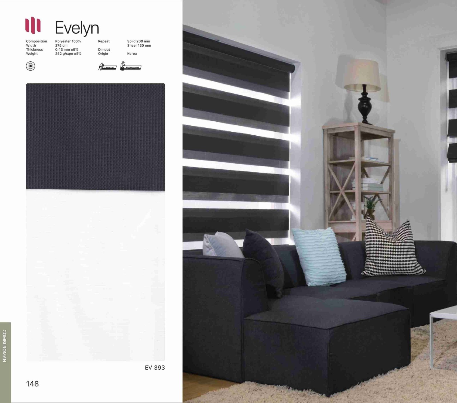 Hình Ảnh Rèm Cầu Vồng Modero Evelynn