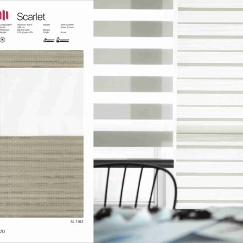 Hình Ảnh Rèm Cầu Vồng Modero Scarlet