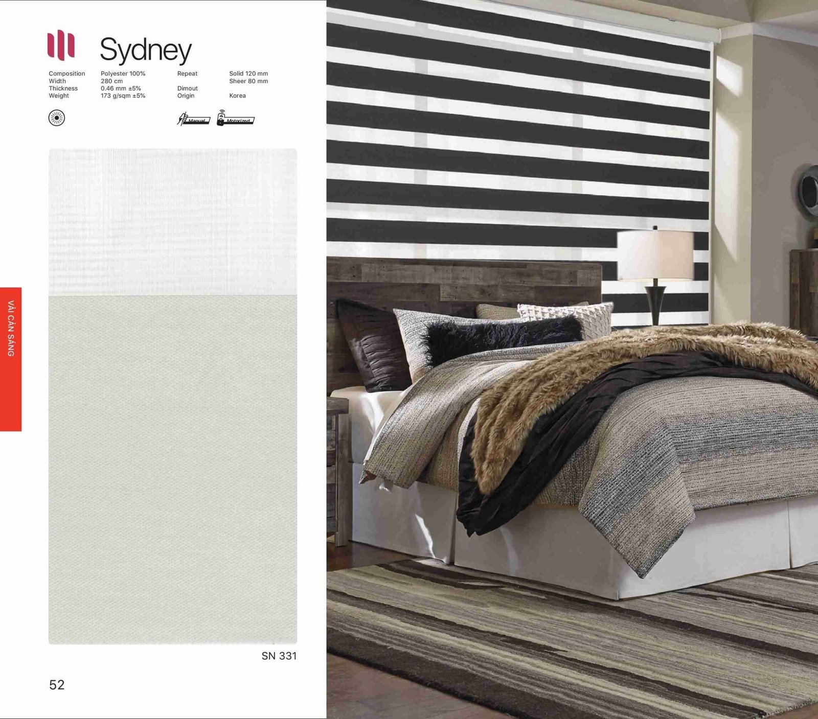 Hình Ảnh Rèm Cầu Vồng Modero Sydney