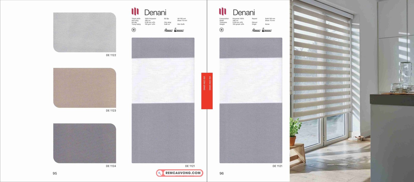 Rèm Cầu Vồng Modero Denani