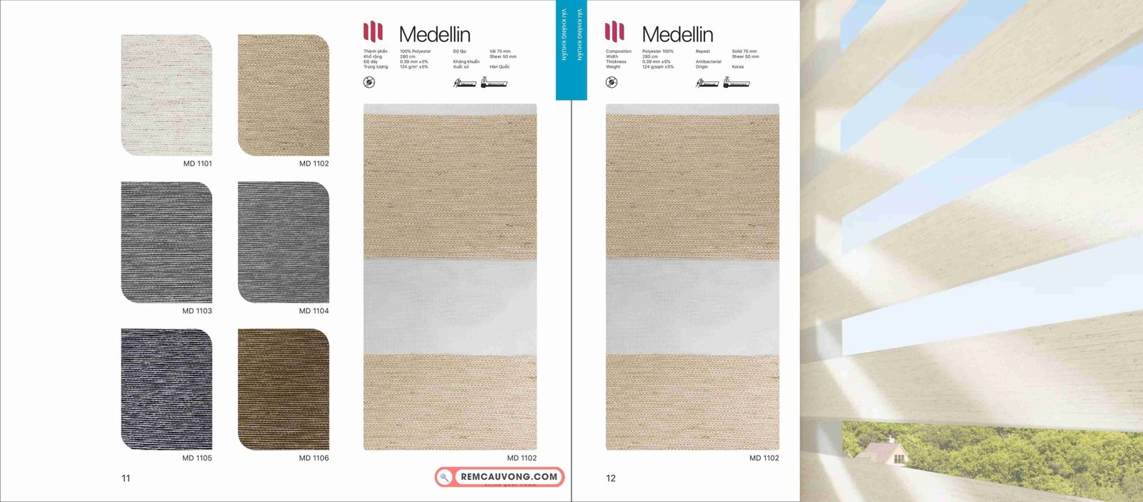Rèm Cầu Vồng Modero Medellin