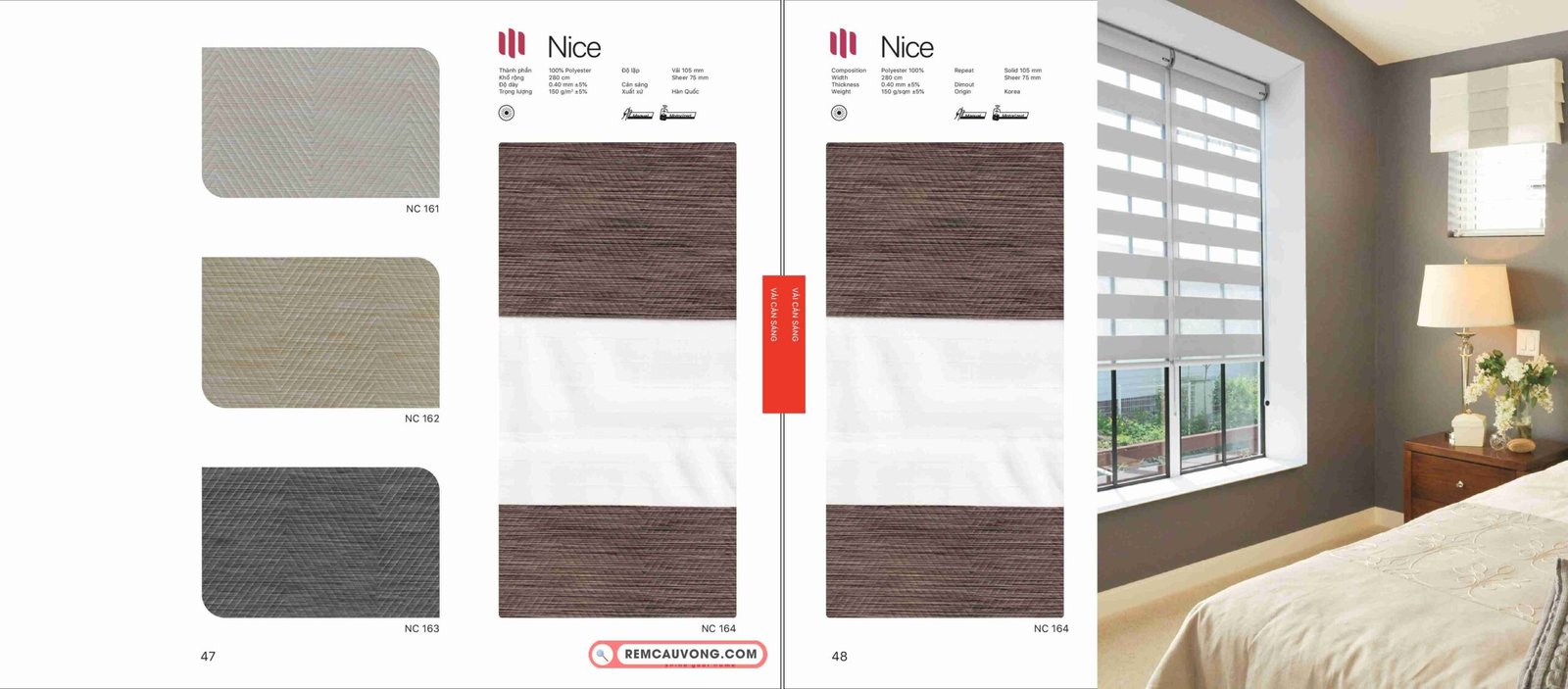 Rèm Cầu Vồng Modero Nice